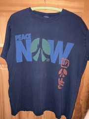 Vintage 80s “Peace Now JF” T Shirt Single Stitch Hippie READ