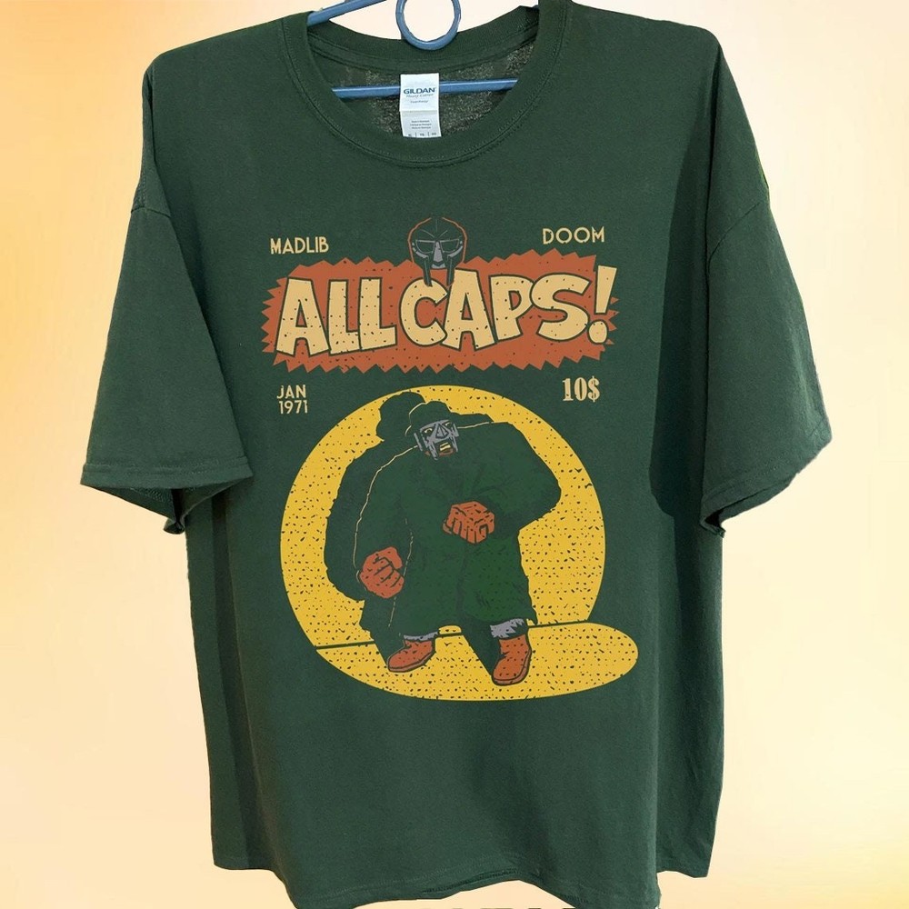 MF Doom Green Cotton T-Shirt All size S-5XL Gift For Fans HL896