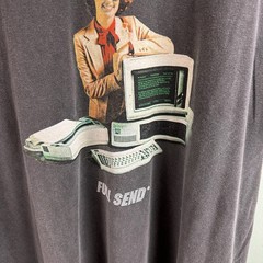 Full Send We Run the Internet Grey Black T-Shirt Merch XL Computer Nelk Boys