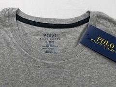 Polo Ralph Lauren T-Shirt Mens XL XG TG Gray Relaxed SS Sleep Logo