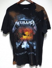 Metallica MASTER OF PUPPETS Bleach Wash t-shirt LARGE 2015 Bravado