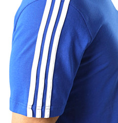 NEW MENS ADIDAS ORIGINALS ESSENTIALS 3 STRIPES TEE SHIRT ~SIZE MEDIUM #HE4410