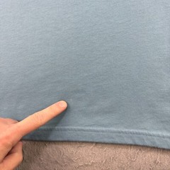 Under Armour Project Rock Shirt Mens Small Blue Brahma Bull Graphic Crew Neck