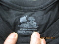 7 Brand New Hanes Most Comfortable Men’s Tagless Crew Black T-Shirts Size L