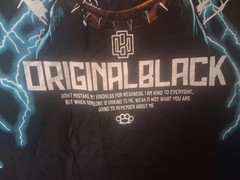 Mixed Brands Men’s Big & Tall Black Graphic Logo Crew Neck 3XL Lot of 2