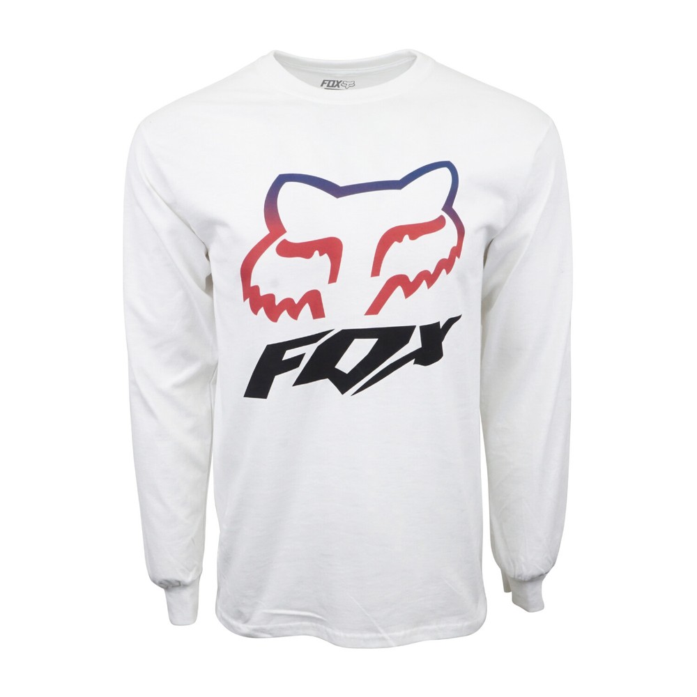 MENS GRAPHIC MOTORCROSS RACING LOGO LONG SLEEVES MULTI COLOR T SHIRT