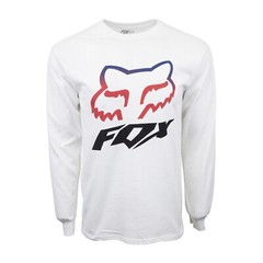 MENS GRAPHIC MOTORCROSS RACING LOGO LONG SLEEVES MULTI COLOR T SHIRT