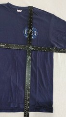 Firefighter Prayer Tshirt Delta Pro Weight Navy Blue 2-Sided Adult Size Large