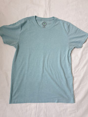 3 Earthspun Apparel Water Bottle Blue Recycled Plastic Tee Shirts Unisex Sz L