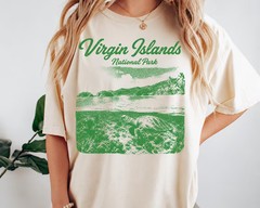 Virgin Islands National Park Turtle Ocean Beach Sea Marine Comfort Tee