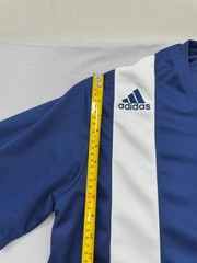 Adidas Mens Navy Soccer Jersey Short Sleeve Crew Neck XL Striped