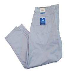 NWT Greg Norman Mens Attack Life Mens Chino Golf Pants 38 X 30 Slim Light Blue