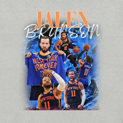 Jalen Brunson New York Knicks NYK Basketball Bootleg Rap T-Shirt Tee