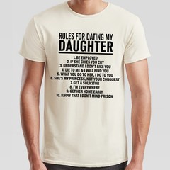 Rules For Dating My Daughter Protective Parent Family Mens T-Shirt Gift
