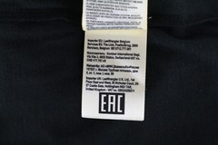 Lee Herren T-Shirt M Locker Schwarz 100% Baumwolle Kurzarm