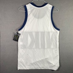 NWT Nike Tank Top Shirt White Adult Small Big Logo Sleeveless DA1041-100 Mens S
