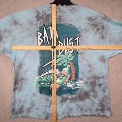 MOUNTAIN DEW BAJA BLAST Shirt Mens 2XL XXL Blue TIE DYE CASUAL Faded Gamer NWT