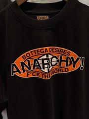 BRAND NEW – Bottega Desires Tee T-Shirt F**k The World Anarchy (Large)