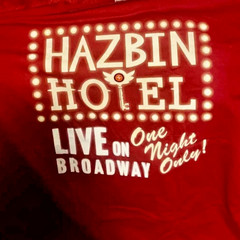 Hazbin Hotel Exclusive NYC Live on Broadway One Night Only TShirt Red/Black L/XL