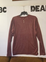 REI Co-Op T Shirt Tee Men Large Long Sleeve Burgundy Active Pursuits