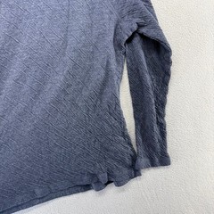 Faherty Cloud Cotton Shirt Men’s Large Blue Henley Solid blank Lightweight Soft