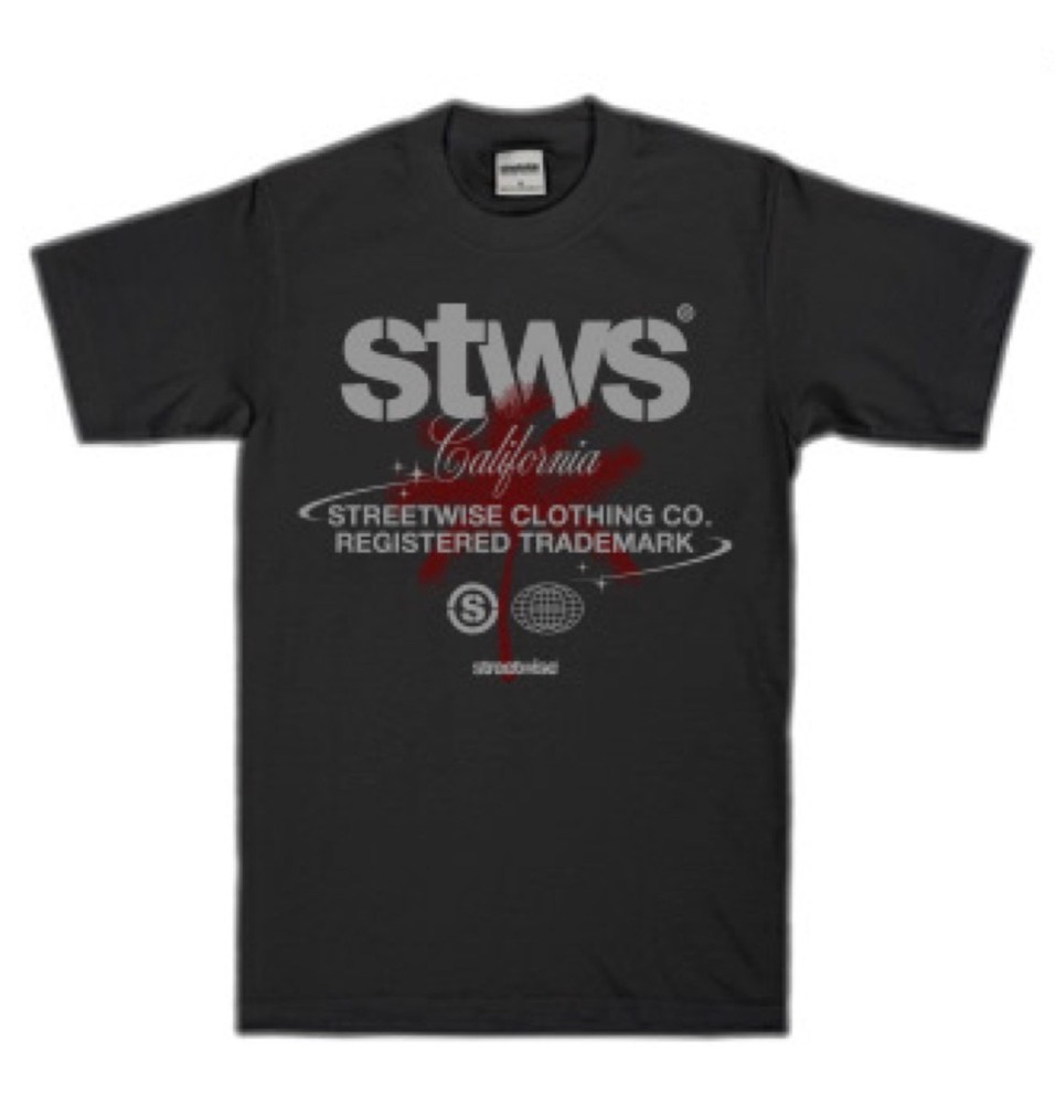 Streetwise LA Palma Graphic T-Shirt Black M-L-XL-2XL-3XL-4XL-5XL