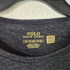 Polo Ralph Lauren Men’s Crew Neck Gray Solid Cotton Knit Logo T-Shirt 2XL