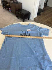 Travis Mathew Adult Medium Blue T Shirt Golf Cart California Short Sleeve