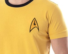Star Trek James T. Kirk Command Uniform Badge Costume T-Shirt