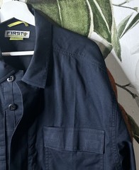 First Tactical Shirt Mens XL Blue Zip Up Long Sleeve Workwear Uniform Duty Work.