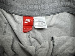 Nike Fleece Shorts Light Gray Swoosh Logo Size XXL Athletic W Pockets