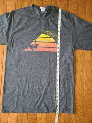 Retro Sunset Female Rock Climbing Outdoor Bouldering Short-Sleeve T-Shirt Small