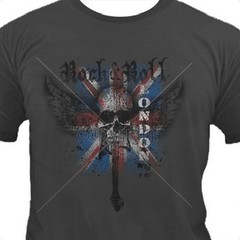 Rock N Roll Wing Skull T Shirt You Choose Style, Size, Color Up to 4XL 10157