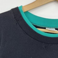 Vtg Velva Sheen Single Stitch TShirt Roll Cuff Mickey Mouse Florida Black XL
