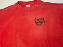 VTG Awful Arthur’s Oyster Bar 100% Cotton T-Shirt Sz Large Kill Devil Hills NC