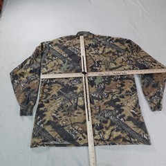 Vintage Jerzees Camo Shirt Mens Extra Large Brown Mossy Oak Forest Floor Y2K Tee