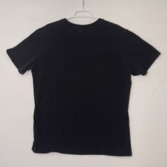 The North Face T-Shirt Mens Large Black Multicolor BIG Spell Out Logo Crew Neck
