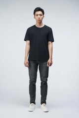 Routine Short Sleeve T-Shirt – Form Fitted – Black – Any Size
