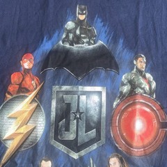 NEW DC Universe Comics Justice League Batman Superman Movie Logo T-Shirt Size YS