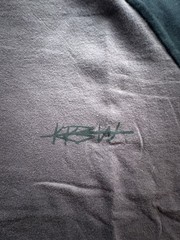 KREW Men’s Raglan T-Shirt Medium NWT Maroon Black 3/4 Sleeve Streetwear