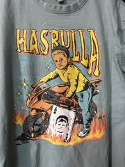 Hasbulla Biker Graphic T-shirt Mens Gray Small Barstool Sports