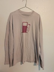 Patagonia Climate Counts Kill The Gas Pump Men’s Size XL Beige LS Organic Cotton
