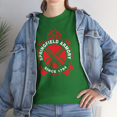 New Springfield Armory Logo Men’s T-Shirts American Size Tees