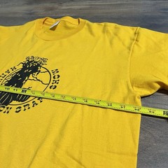 Vintage Jerzees Harvest Moon Craft Show Mens XL T-Shirt Tee Yellow VTG