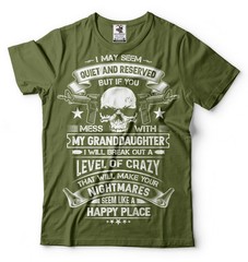 Gift for Grandpa T-shirt Grandfather papa Pop pop Tee Shirt Granddaughter Tee