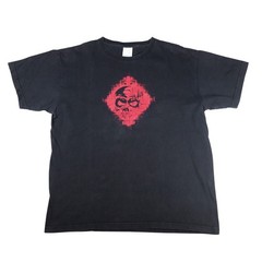 Vintage Y2K Nike 6.0 T-Shirt Men L Black Red Skull Gray Tag Skate Tee Rare