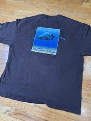 Hawaiian Style The Ocean Company Navy Blue Turtle Graphic T-Shirt 2XL