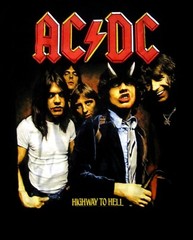 AC/DC cd cvr HIGHWAY TO HELL Official Black SHIRT Size MED new