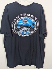 Harley-Davidson HD Iron Eagle Pueblo Colorado Black Graphic T-shirt Size 2XL