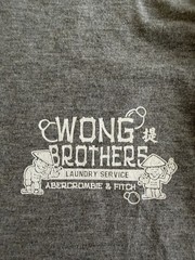 Extremely Rare Famous Offensive Abercrombie & Fitch Wong Brothers Shirt Large